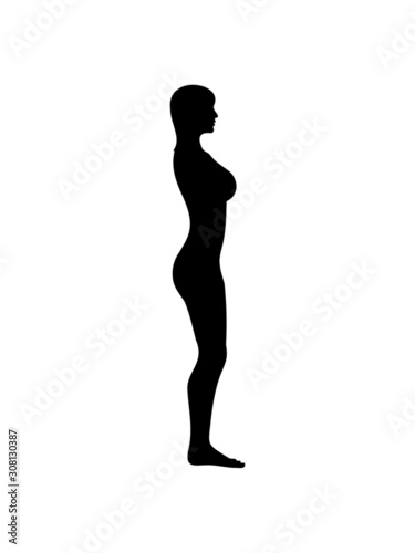 Frauen Körper Silhouette 
