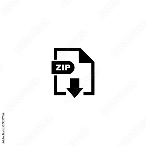 ZIP file format icon vector design symbol