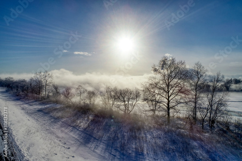 冬の空撮 © makieni