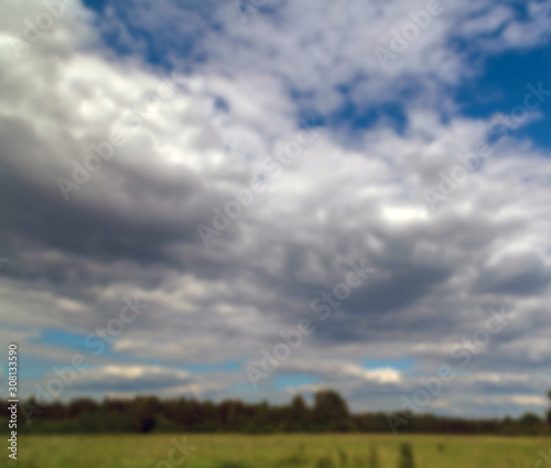 spring blue sky abstract background