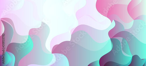 Modern Abstract Colorful Illustration. Trendy Vector Wallpaper Design