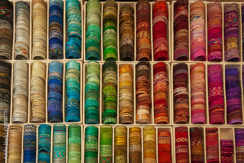 bracelets for sale at the market