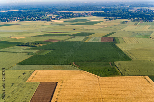 Aerial view of the area around Brussels, Belgium © Victor Korchenko