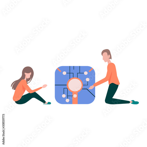 People are studying IT-Technologies, a faithful and bold step into the future