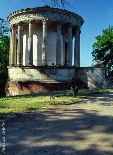 Pulawy, lubelskie region, Poland - July 2010: The Temple of the Sibyl in park photo