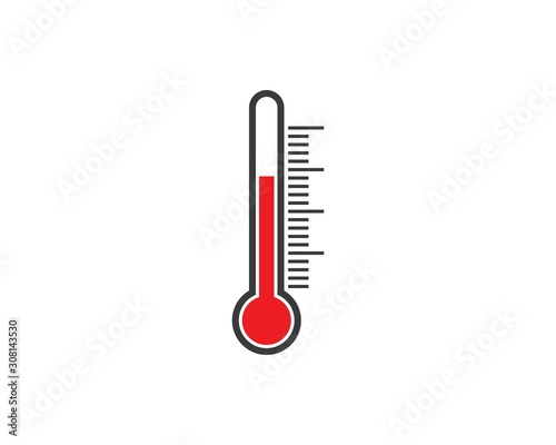 thermometer vector icon illustration