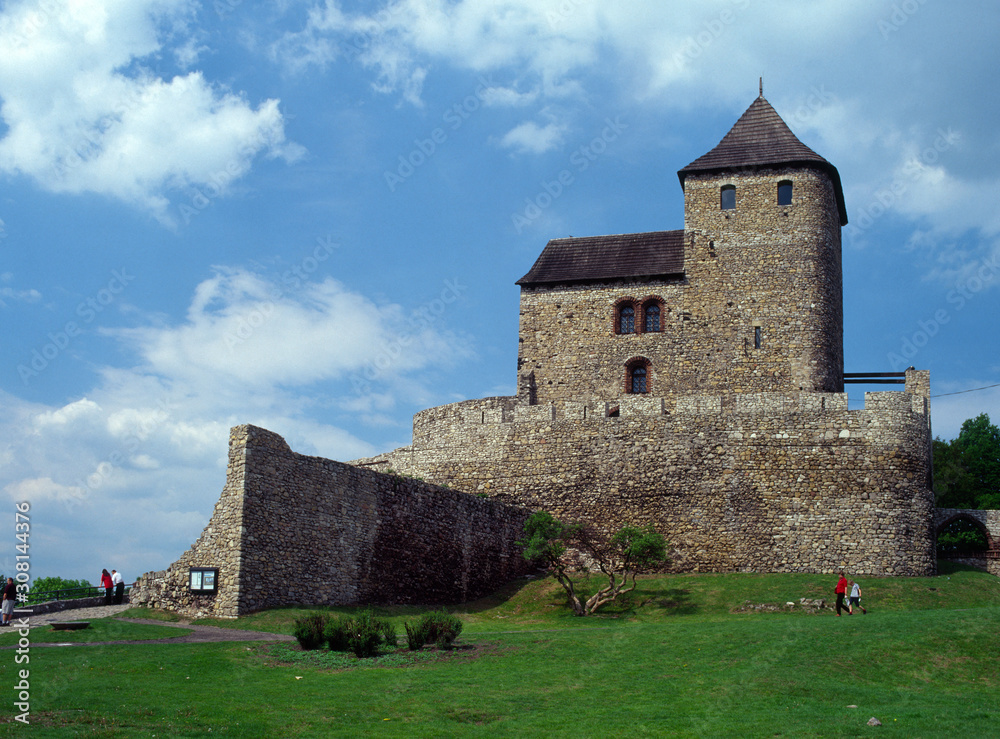 Bedzin, slaskie region, Poland - August 2010: castle in Bedzin