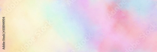 abstract misty rose, baby pink and lavender blue colored diffuse painted banner background. can be used as texture, background element or wallpaper