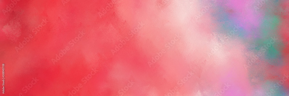 abstract indian red, pastel violet and baby pink colored diffuse painted banner background. can be used as wallpaper, poster or canvas art