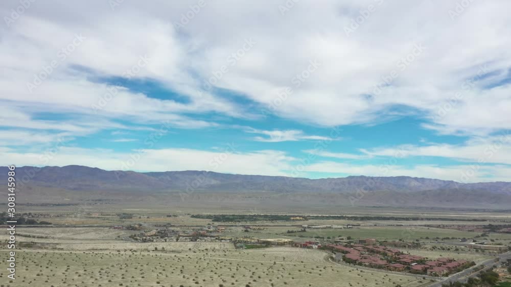 Aerial Palm Desert Perspective in California Aerial Palm Desert Perspective in California