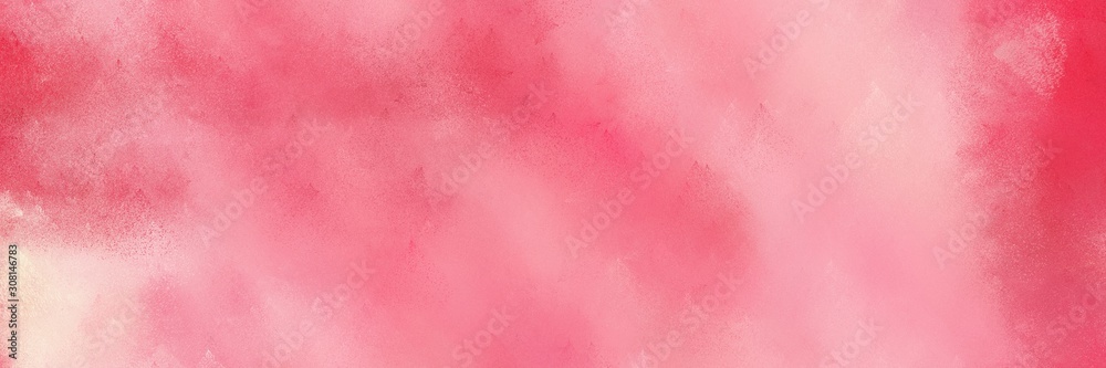 diffuse painted banner texture background with light coral, pastel magenta and moderate red color. can be used as wallpaper, poster or canvas art