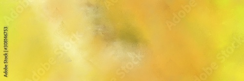 pastel orange, khaki and dark golden rod color painted banner background. broadly painted backdrop can be used as wallpaper, poster or canvas art