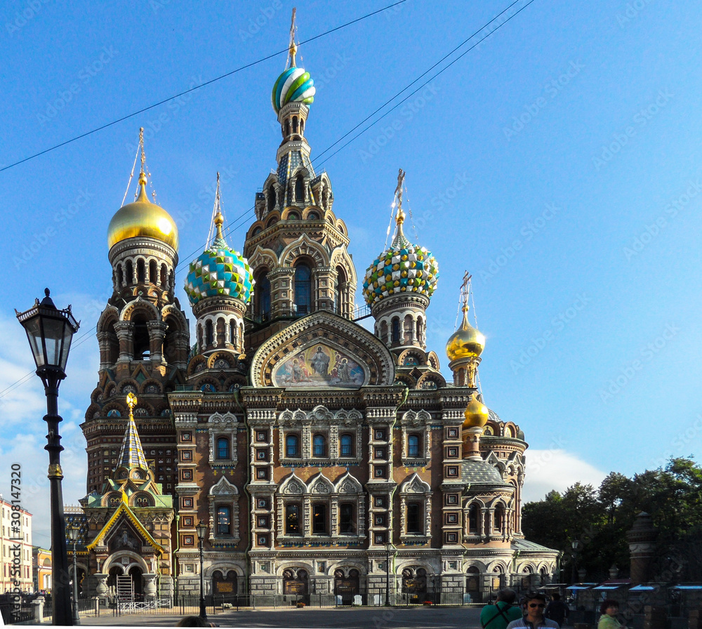 Cathédrale Saint-Sauveur sur le Sang versé de Saint Petersburg