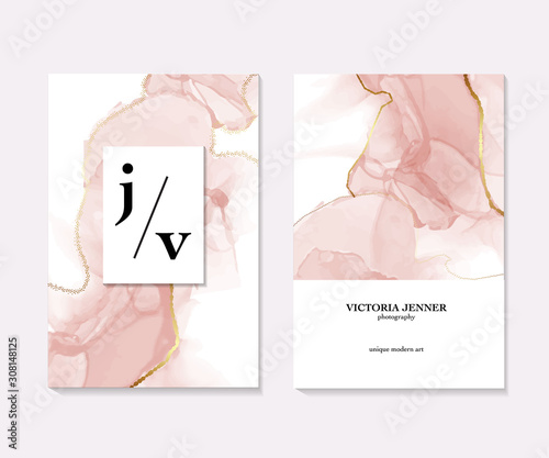 Vector marble template, artistic covers design, colorful texture, realistic card with pink oft liquid flow, backgrounds. Trendy pattern, business card, flyer, graphic poster, geometric brochure
