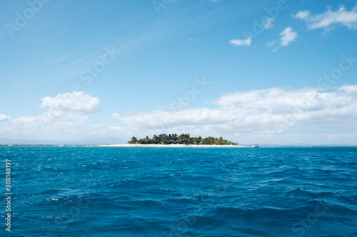 Small inhabited island in group of Yasawa, Fiji photo