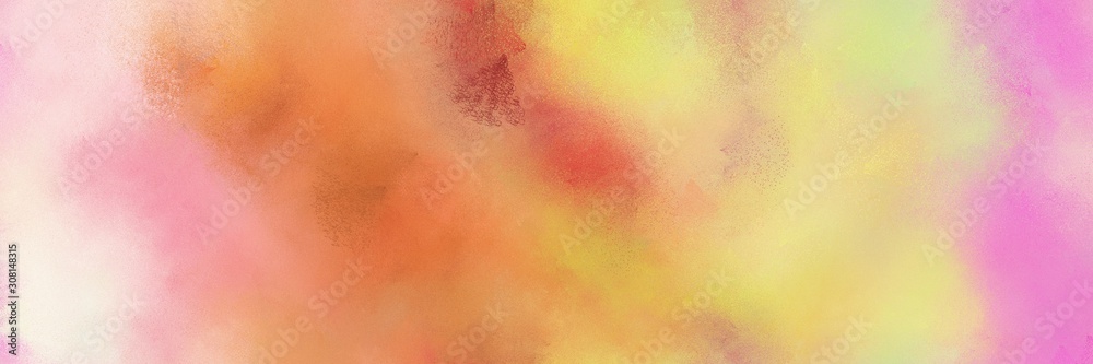 Fototapeta premium banner abstract diffuse texture background with dark salmon, sandy brown and pink color. can be used as wallpaper, poster or canvas art