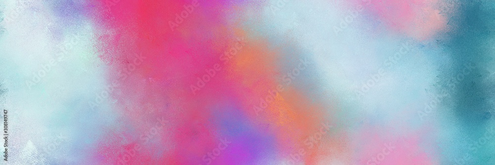 pastel blue, light steel blue and blue chill color painted banner background. broadly painted backdrop can be used as texture, background element or wallpaper