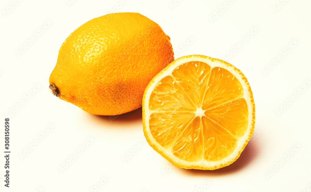 lemon isolated on white background lemon isolated on white background