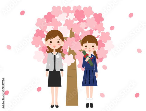 卒業　女子