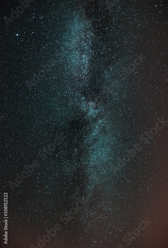 Milky Way shot with blue atmosphere.