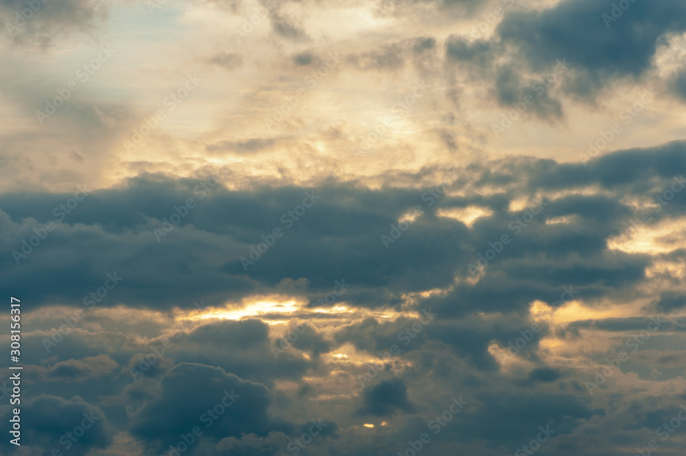 Amazing image of clouds and sunshine. Horizontal shot. Amazing image of clouds and sunshine. Horizontal shot.