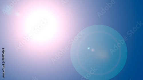 Overlay  flare light transition  effects sunlight  lens flare  light leaks. High-quality stock images of warm sun rays light effects  overlays or golden flare isolated on blue background for design