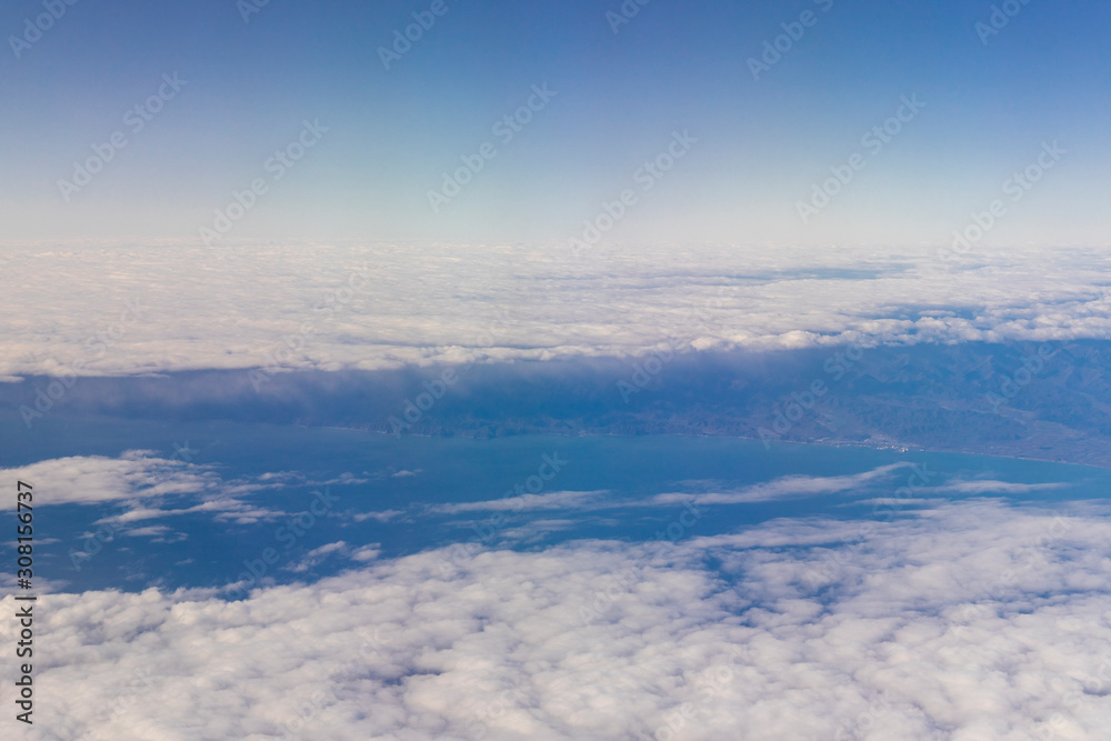 飛行機からの雲海#31