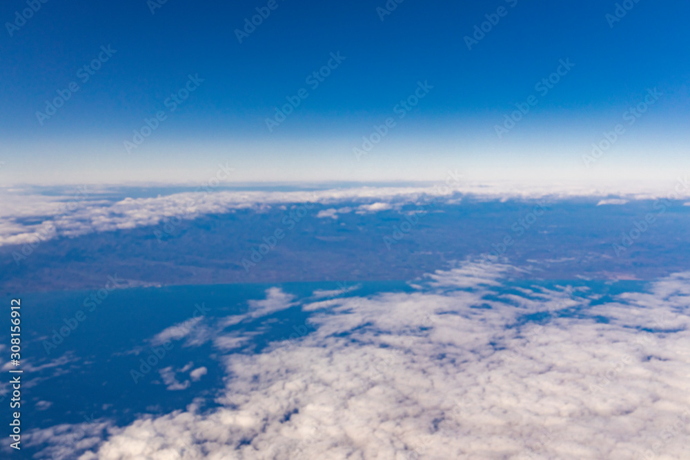 飛行機からの雲海#33