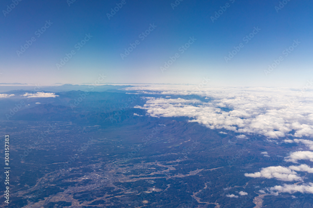 飛行機からの雲海#42