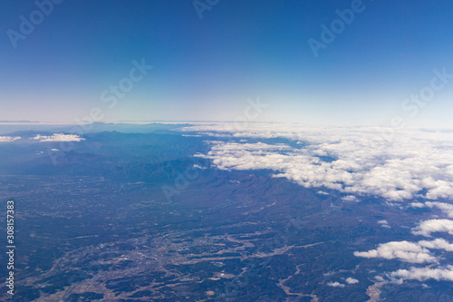 飛行機からの雲海#42