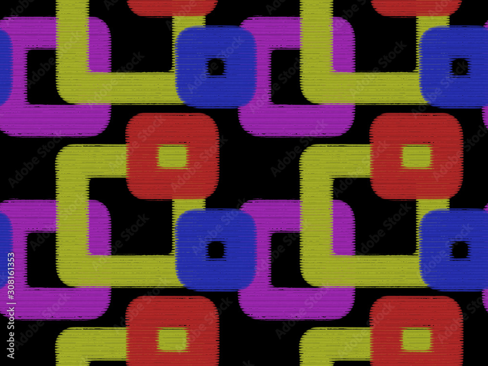 seamless pattern with digital painting, design seamless pattern with digital painting, design