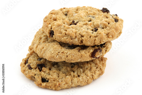 tree cookie on white background