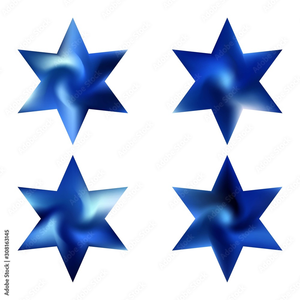 Kit of hexagram gradient backgrounds. Kit of hexagram gradient backgrounds.