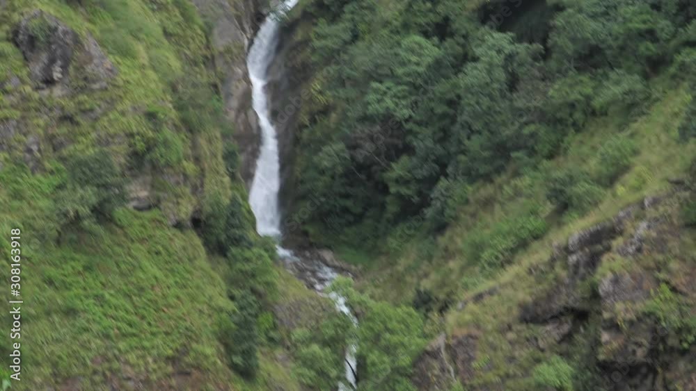Epic big mountain landscape trekking the famed Annapurna Circuit in Nepal, 2019. Himalaya. Mountains. Epic big mountain landscape trekking the famed Annapurna Circuit in Nepal, 2019. Himalaya. Mountains.