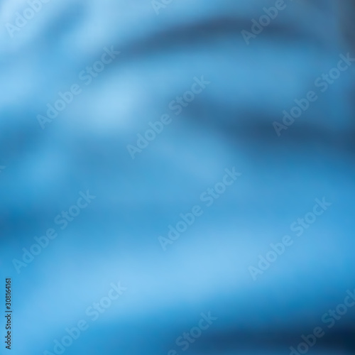Blur blue jean silk fabric texture abstract background.