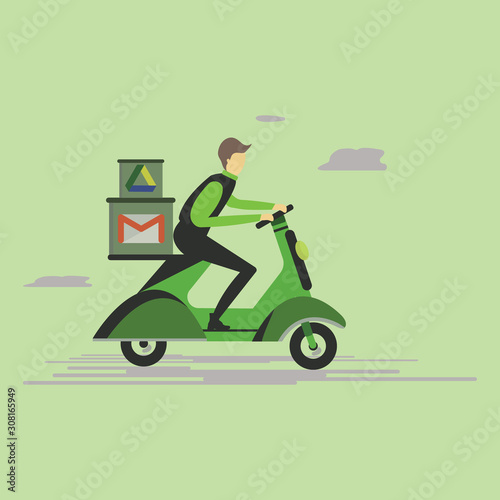 delivery scooter