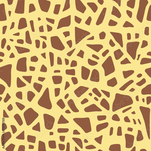 Giraffe texture. Seamless a...