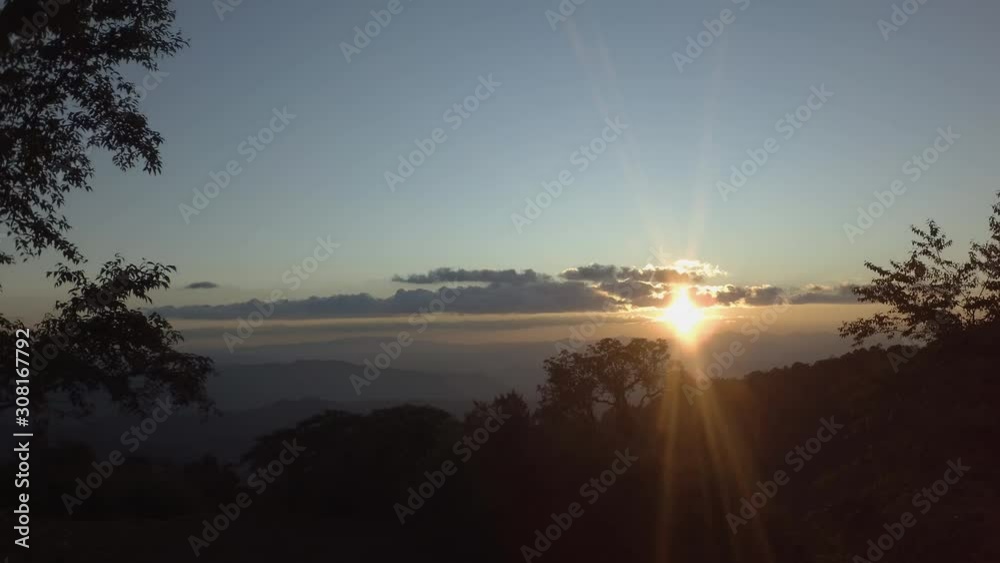 time lapse sunset in the valley time lapse sunset in the valley