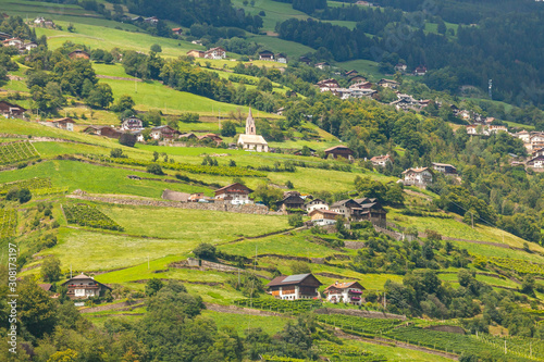 A village in the foothills of the Alps in Tyrol.