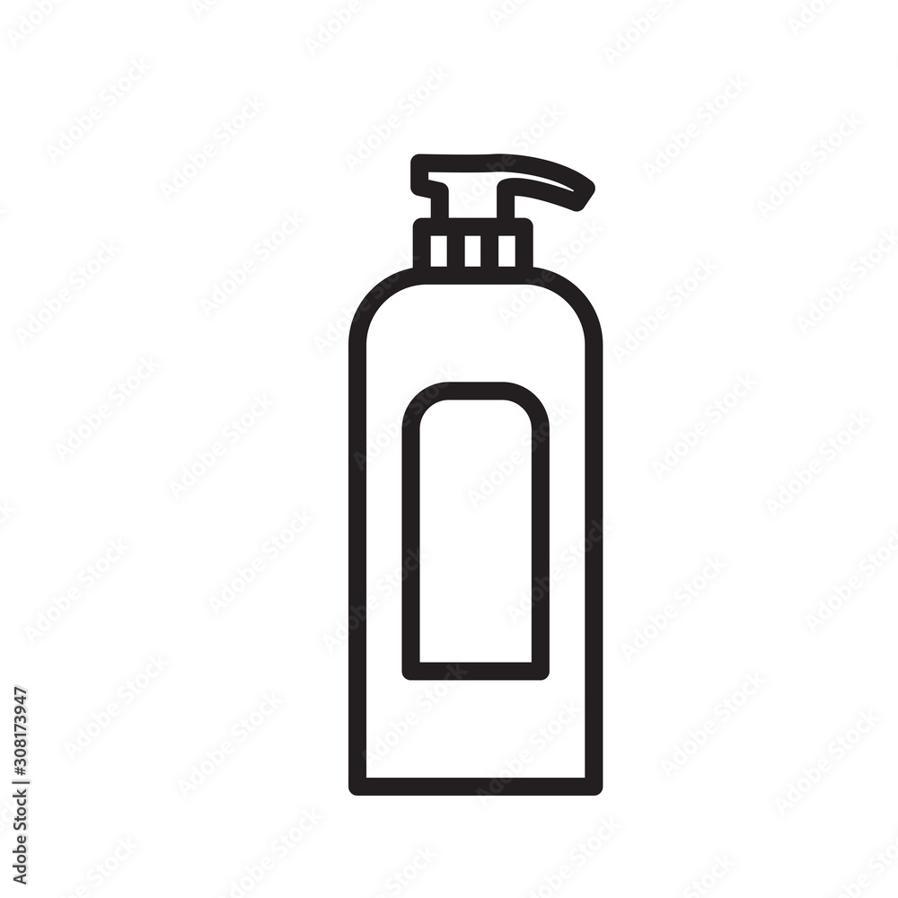 Shampoo Icon Vector Shampoo Icon Vector