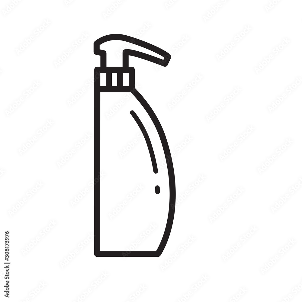 Shampoo Icon Vector Shampoo Icon Vector