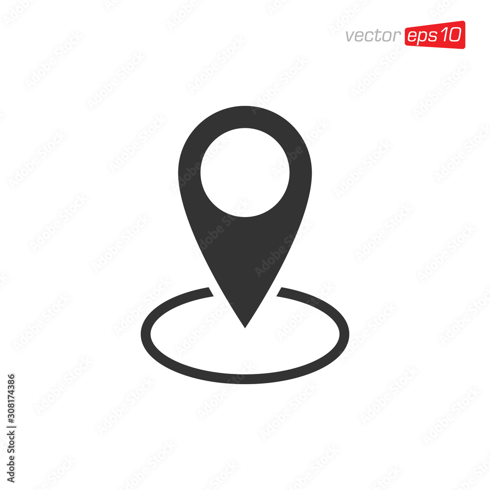 Pin Location Icon Design Vector Pin Location Icon Design Vector