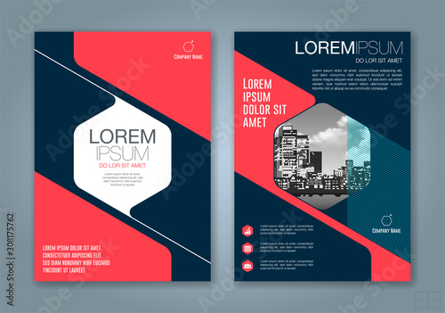 minimal geometric shapes design background for business annual report book cover brochure flyer poster