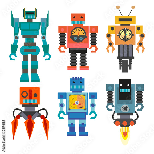 Robot and transformers colourful toys for kids