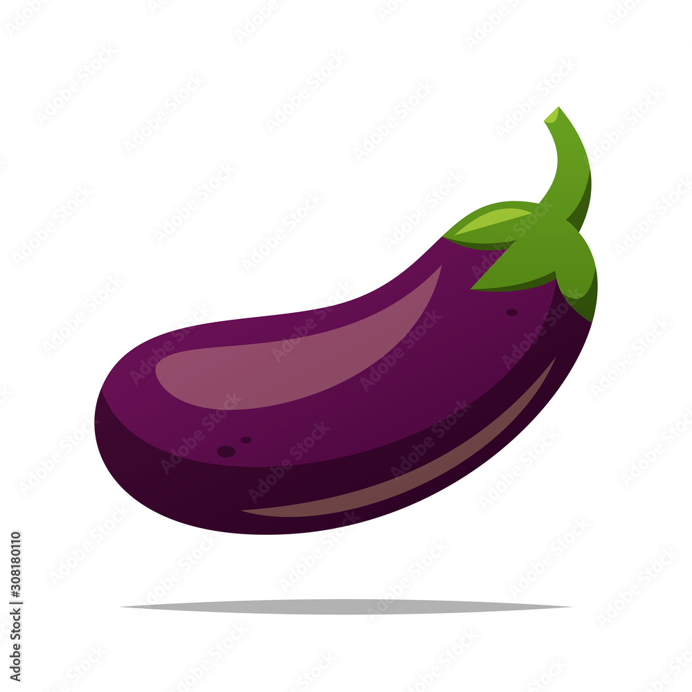 Eggplant vegetable vector isolated illustration Eggplant vegetable vector isolated illustration
