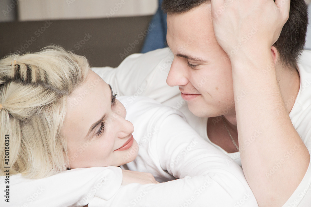 beautiful teens girl and guy talking and hugging beautiful teens girl and guy talking and hugging