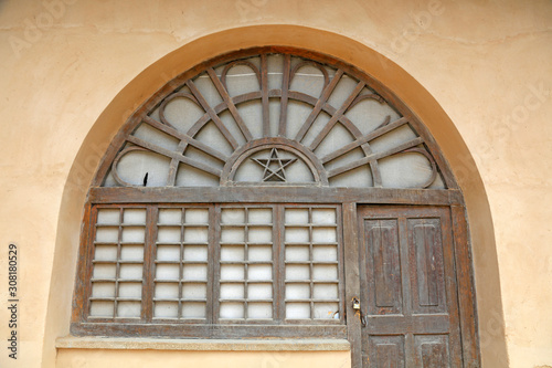 Wooden doors and windows carved decoration