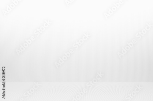 Soft light white striped thin lines abstract background with perspective.