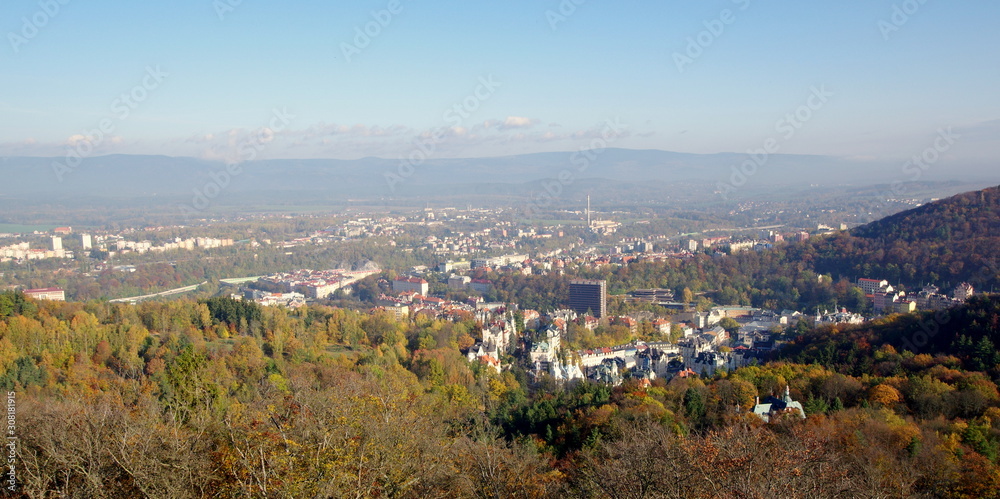 Panorama of Karlovy Vary