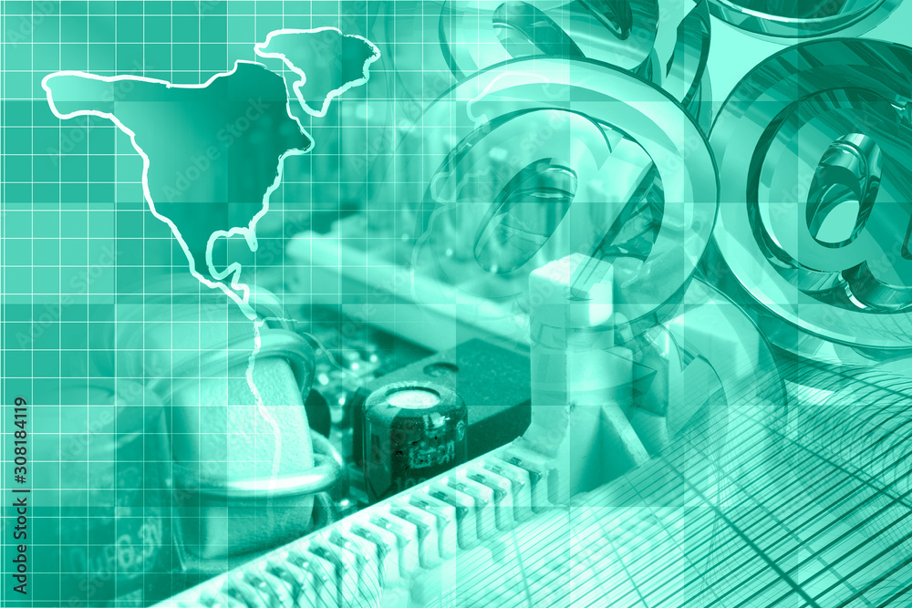 Electronic device, mail signs and map Electronic device, mail signs and map